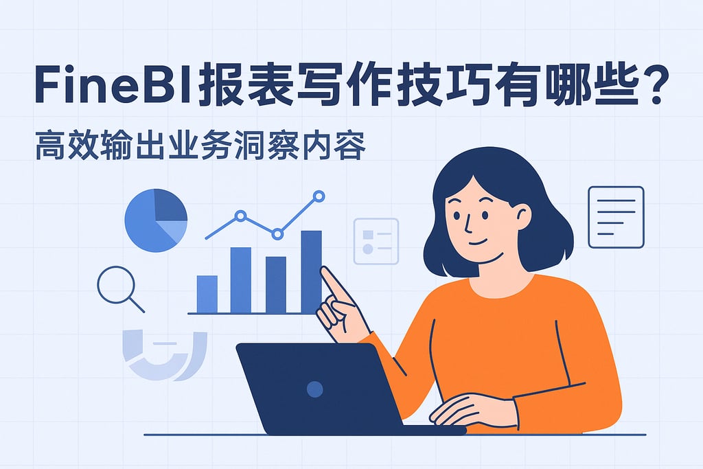FineBI报表写作技巧有哪些？高效输出业务洞察内容