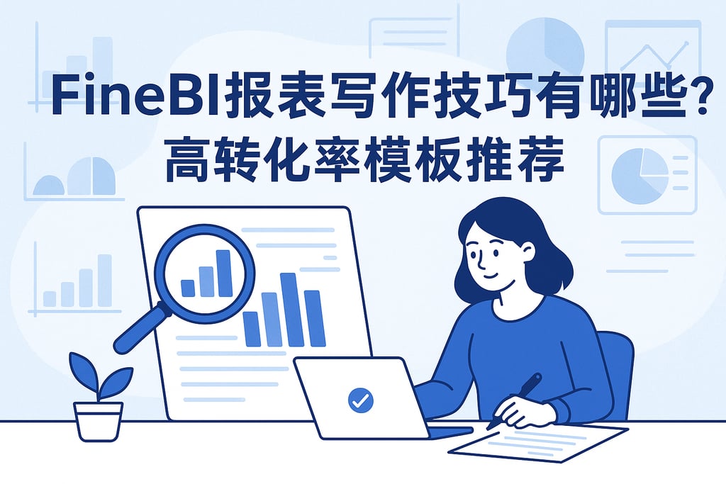 FineBI报表写作技巧有哪些？高转化率模板推荐