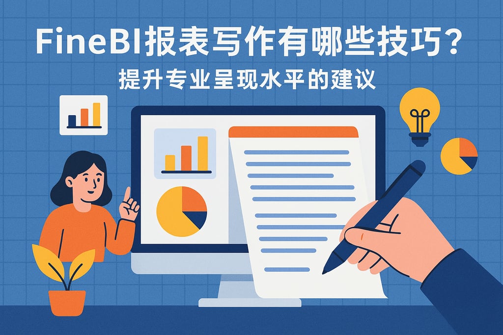 FineBI报表写作有哪些技巧？提升专业呈现水平的建议