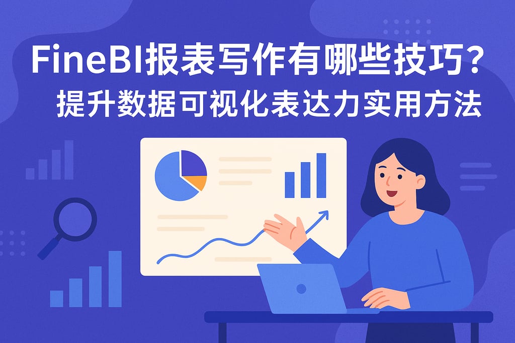 FineBI报表写作有哪些技巧？提升数据可视化表达力实用方法