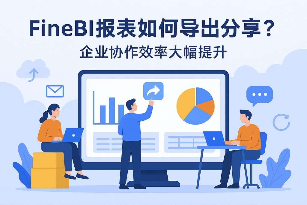 FineBI报表如何导出分享？企业协作效率大幅提升
