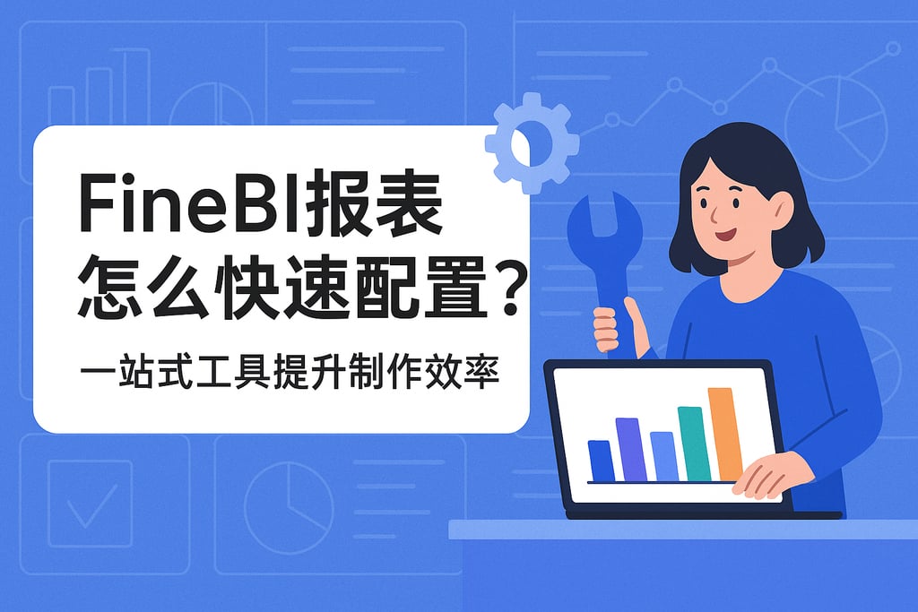 FineBI报表怎么快速配置？一站式工具提升制作效率