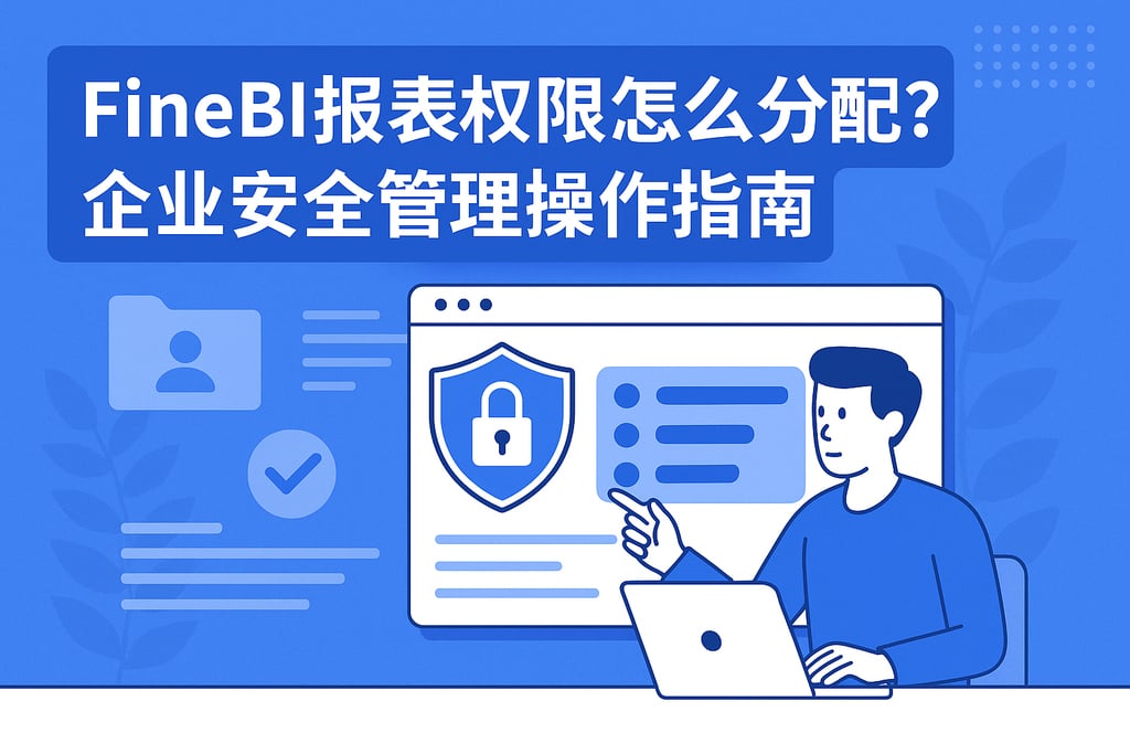 FineBI报表权限怎么分配？企业安全管理操作指南