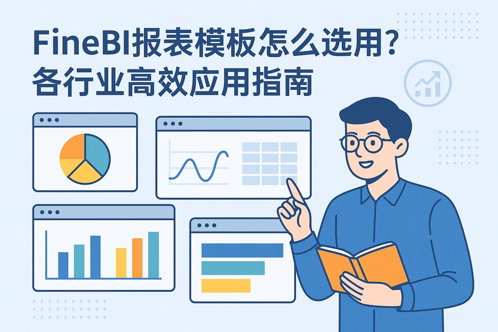 FineBI报表模板怎么选用？各行业高效应用指南