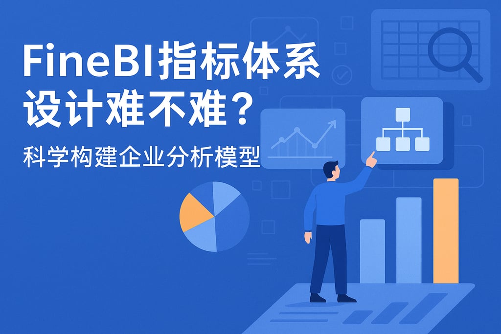 FineBI指标体系设计难不难？科学构建企业分析模型