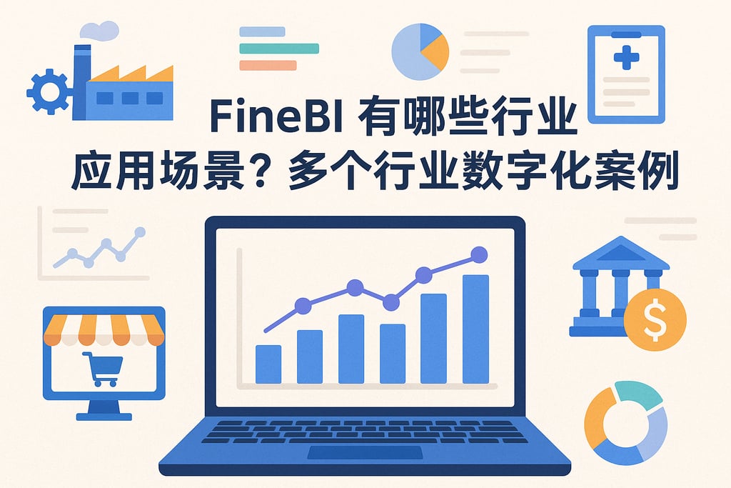 FineBI有哪些行业应用场景？多个行业数字化案例深度解析