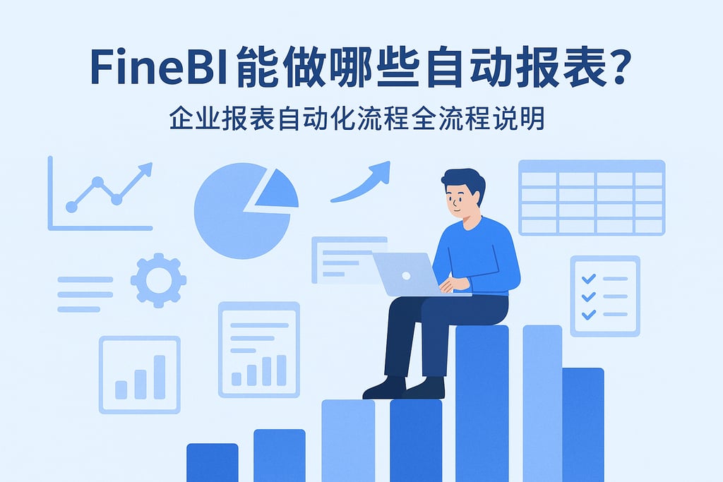 FineBI能做哪些自动报表？企业报表自动化流程全流程说明