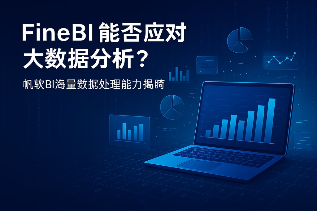 FineBI能否应对大数据分析？帆软BI海量数据处理能力揭秘