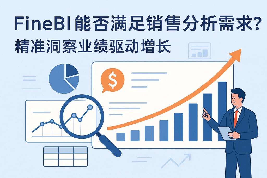 FineBI能否满足销售分析需求？精准洞察业绩驱动增长