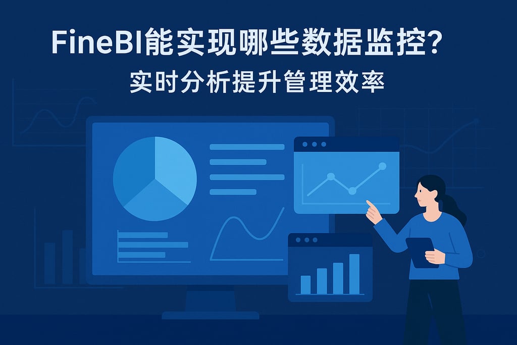 FineBI能实现哪些数据监控？实时分析提升管理效率