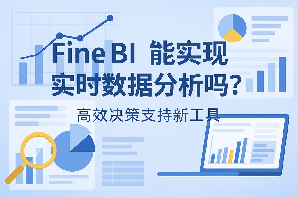 FineBI能实现实时数据分析吗？高效决策支持新工具