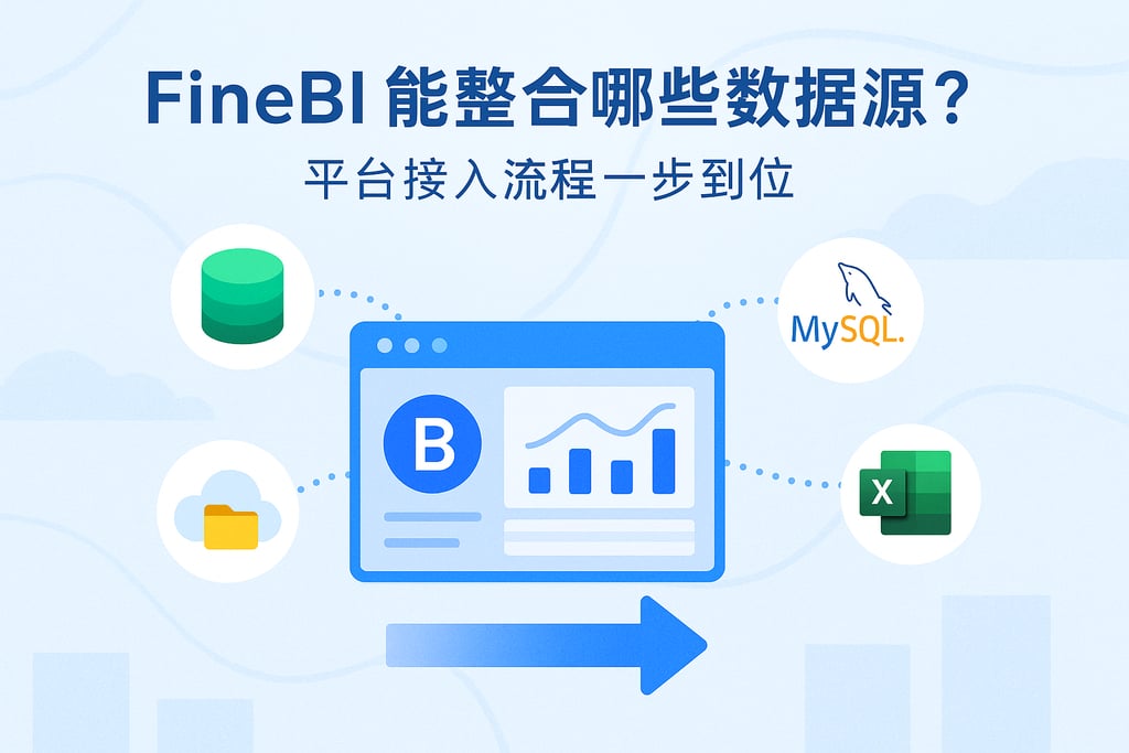 FineBI能整合哪些数据源？平台接入流程一步到位