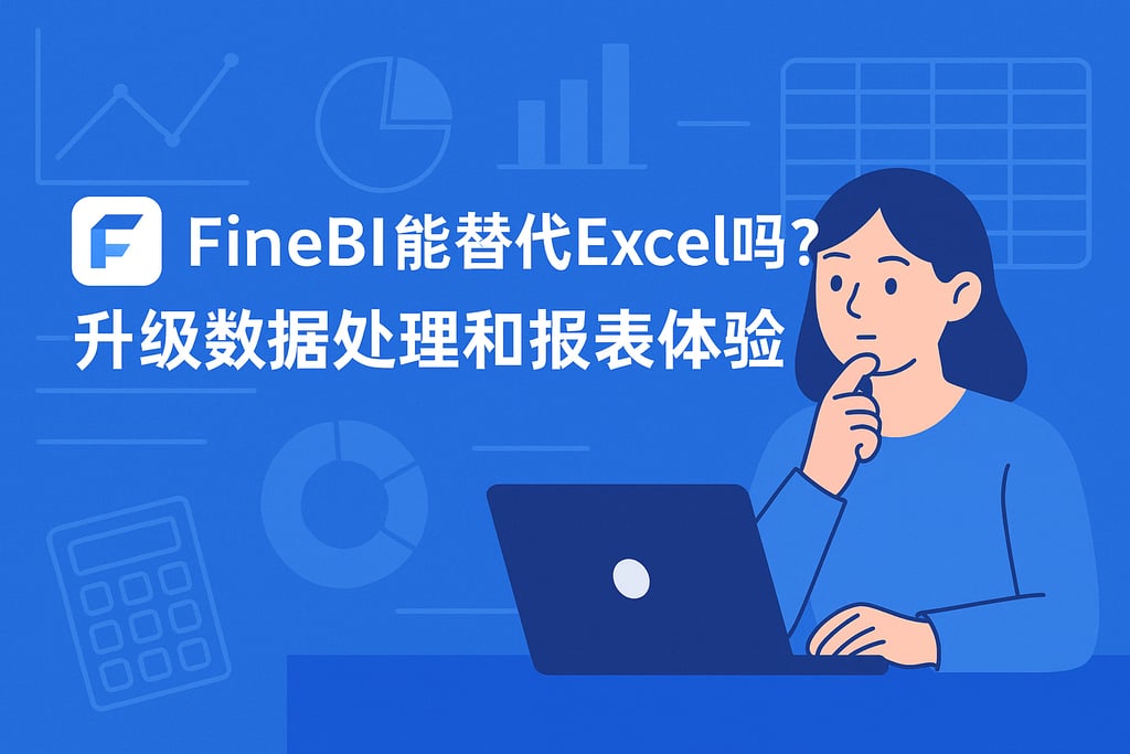 FineBI能替代Excel吗？升级数据处理和报表体验