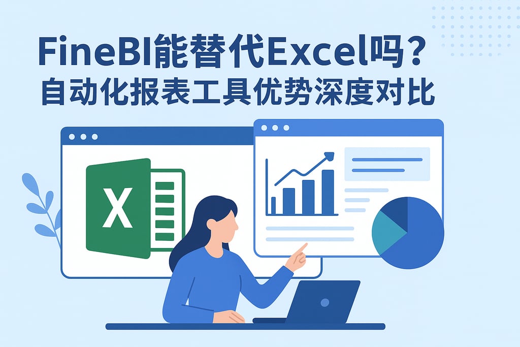 FineBI能替代Excel吗？自动化报表工具优势深度对比
