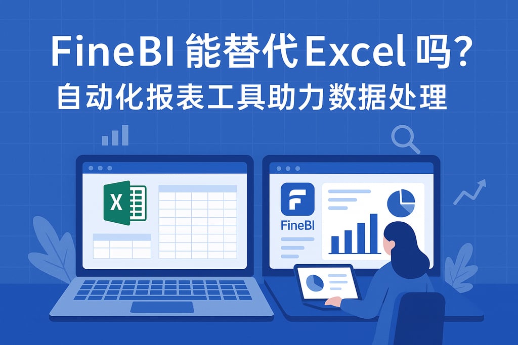 FineBI能替代Excel吗？自动化报表工具助力数据处理