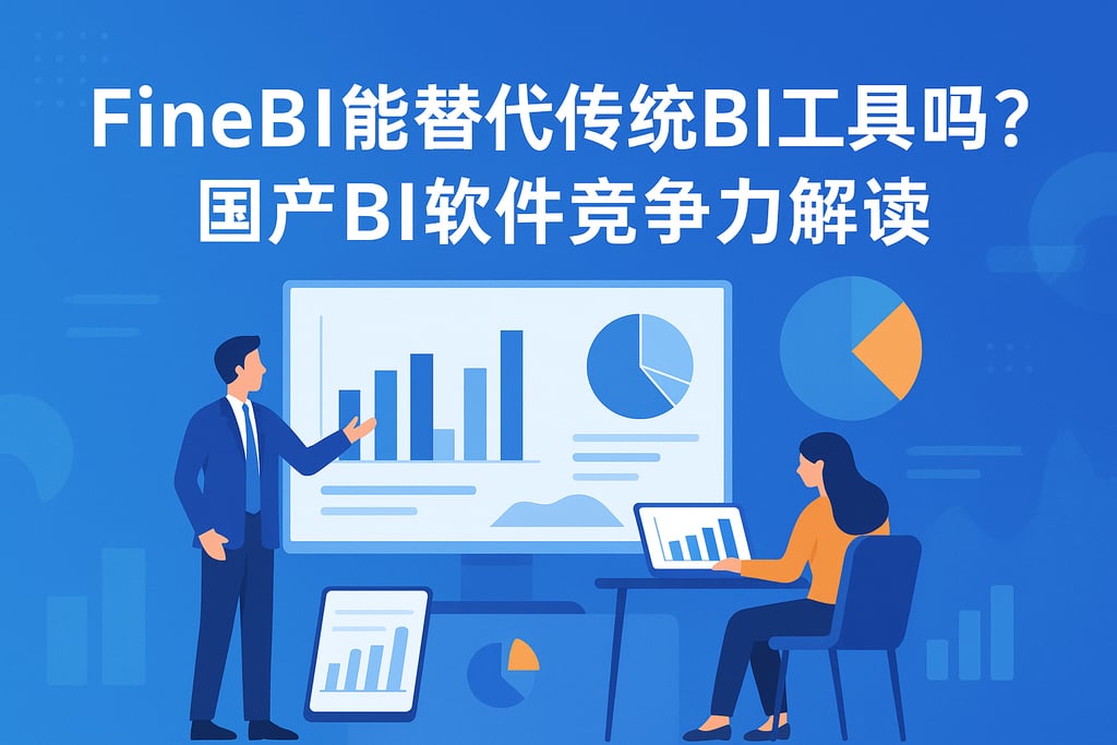 FineBI能替代传统BI工具吗？国产BI软件竞争力解读
