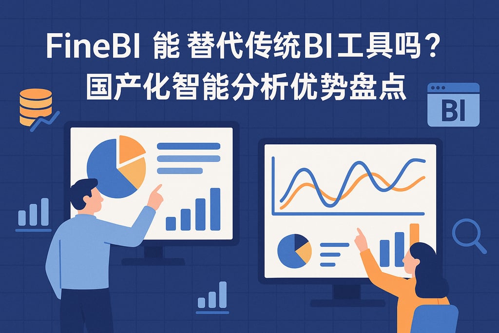 FineBI能替代传统BI工具吗？国产化智能分析优势盘点