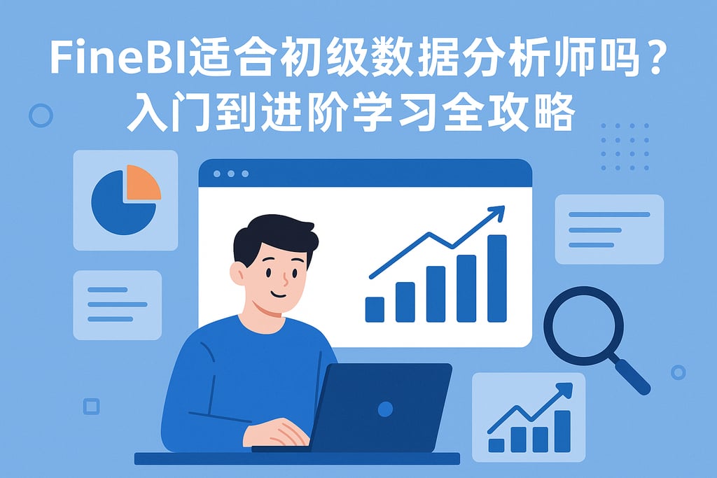 FineBI适合初级数据分析师吗？入门到进阶学习全攻略