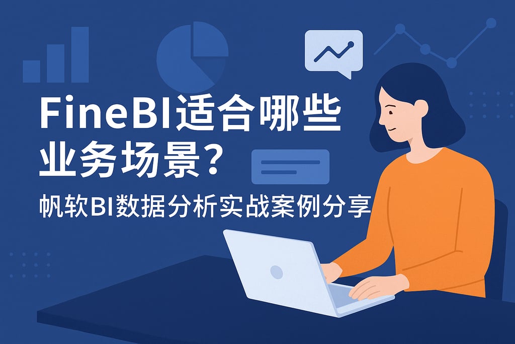 FineBI适合哪些业务场景？帆软BI数据分析实战案例分享