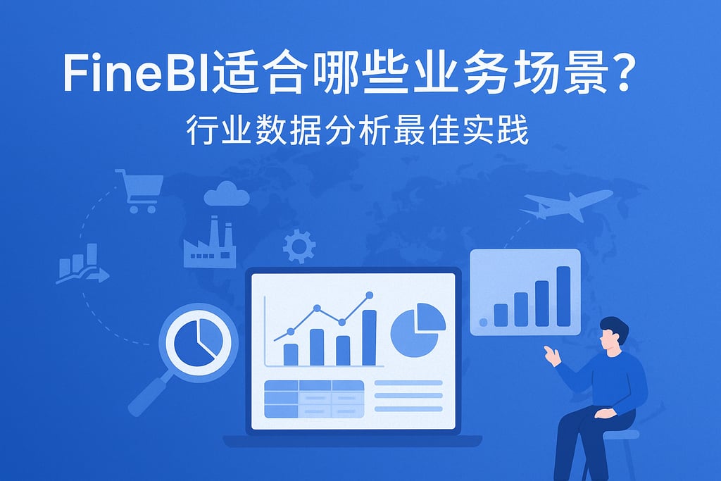 FineBI适合哪些业务场景？行业数据分析最佳实践