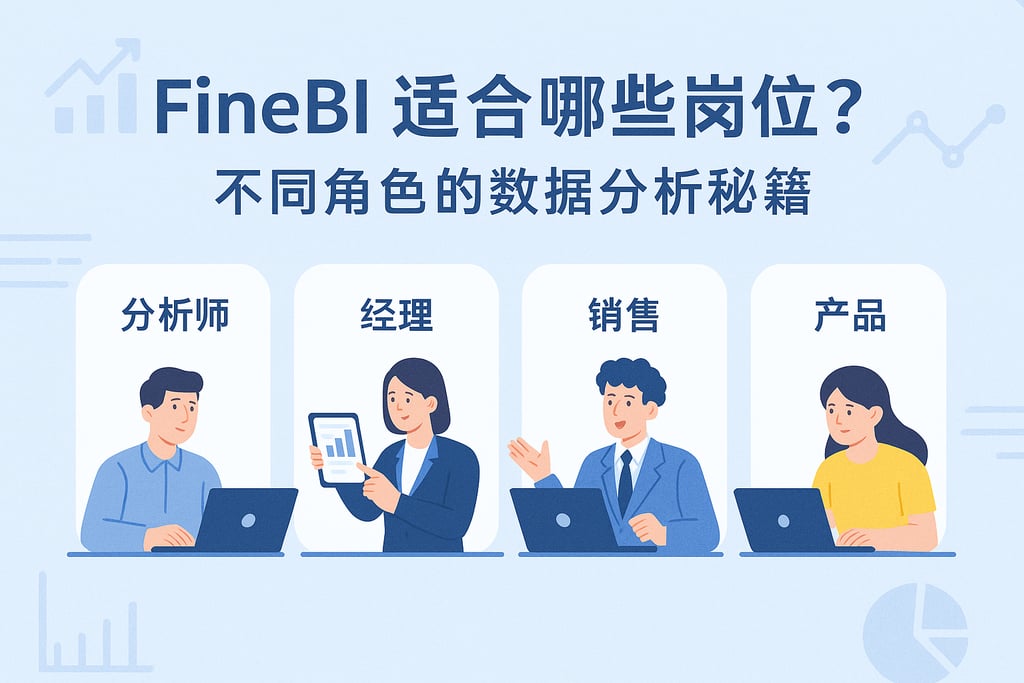 FineBI适合哪些岗位？不同角色的数据分析秘籍