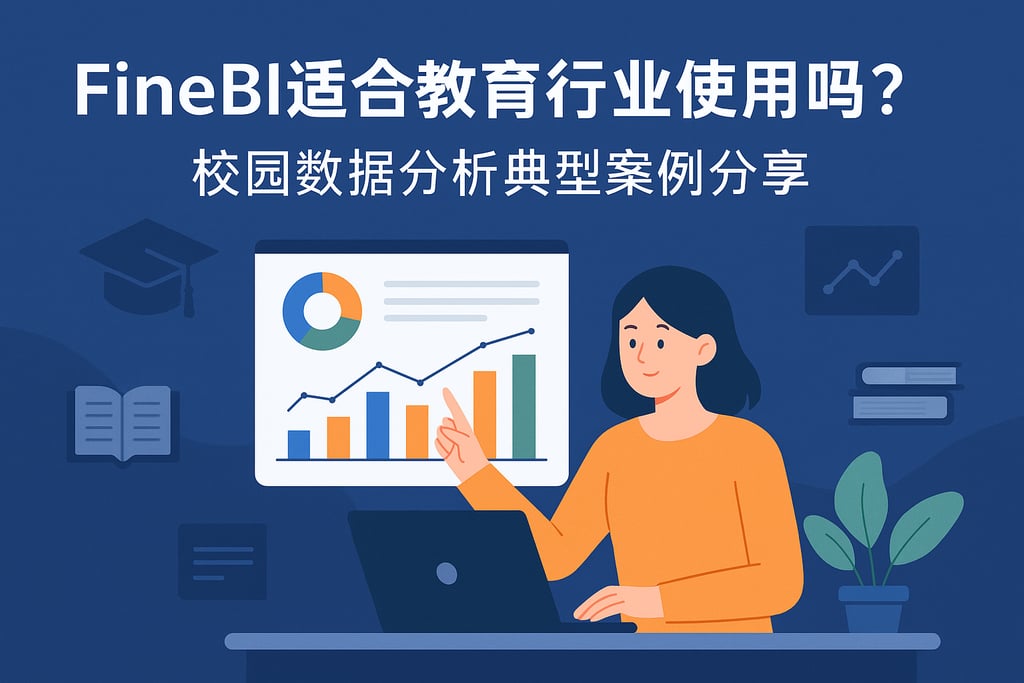 FineBI适合教育行业使用吗？校园数据分析典型案例分享