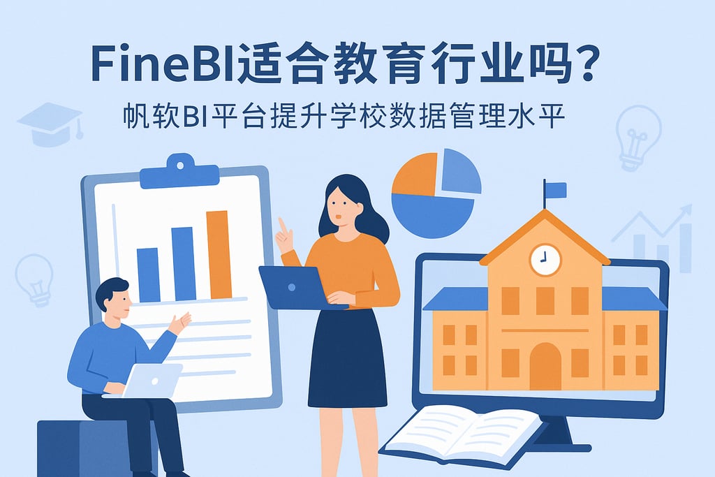 FineBI适合教育行业吗？帆软BI平台提升学校数据管理水平