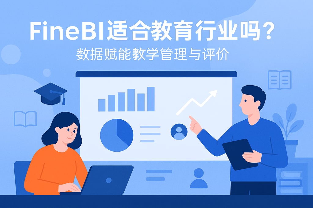 FineBI适合教育行业吗？数据赋能教学管理与评价