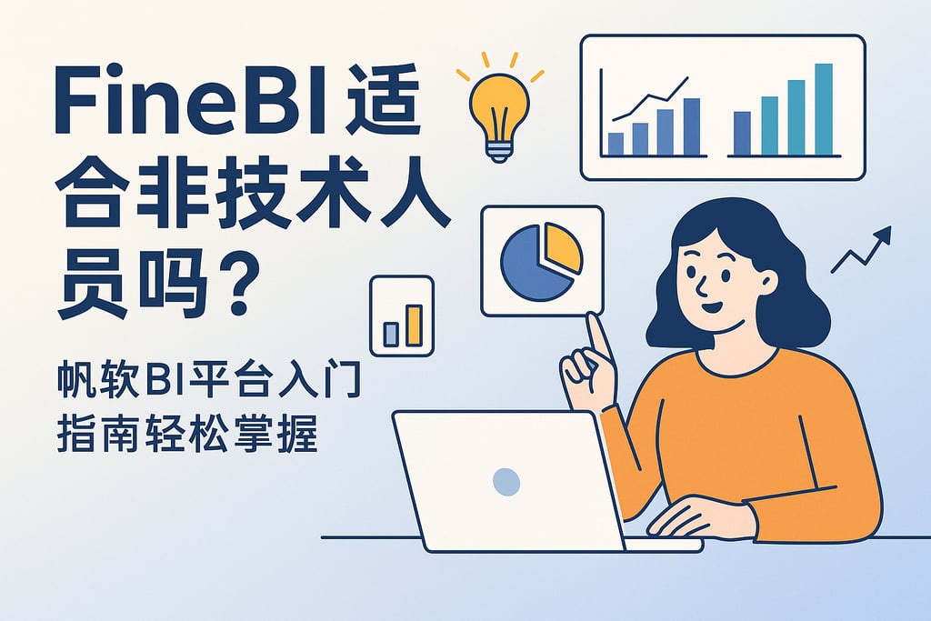 FineBI适合非技术人员吗？帆软BI平台入门指南轻松掌握