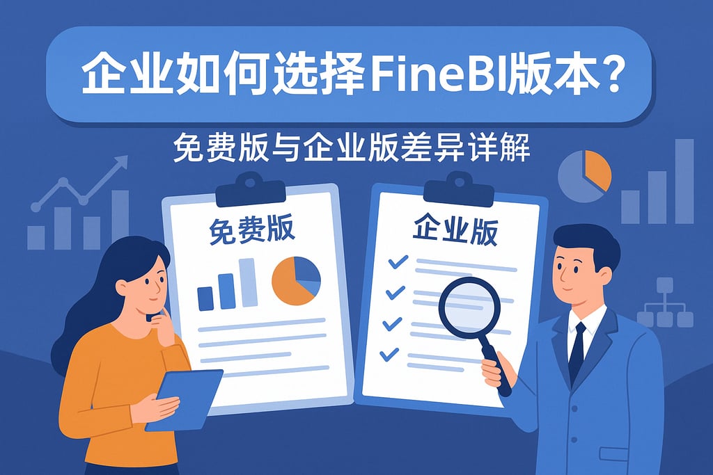 企业如何选择FineBI版本？免费版与企业版差异详解