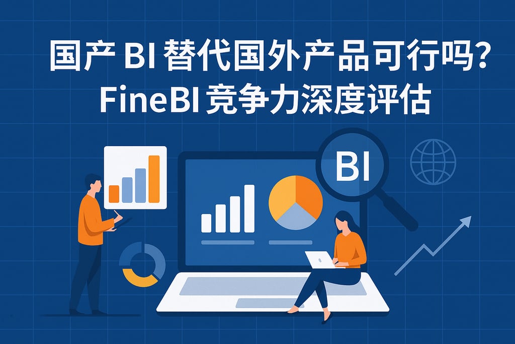国产BI替代国外产品可行吗？FineBI竞争力深度评估
