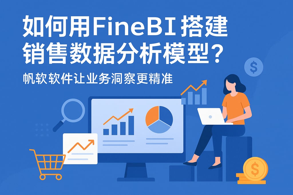 如何用FineBI搭建销售数据分析模型？帆软软件让业务洞察更精准