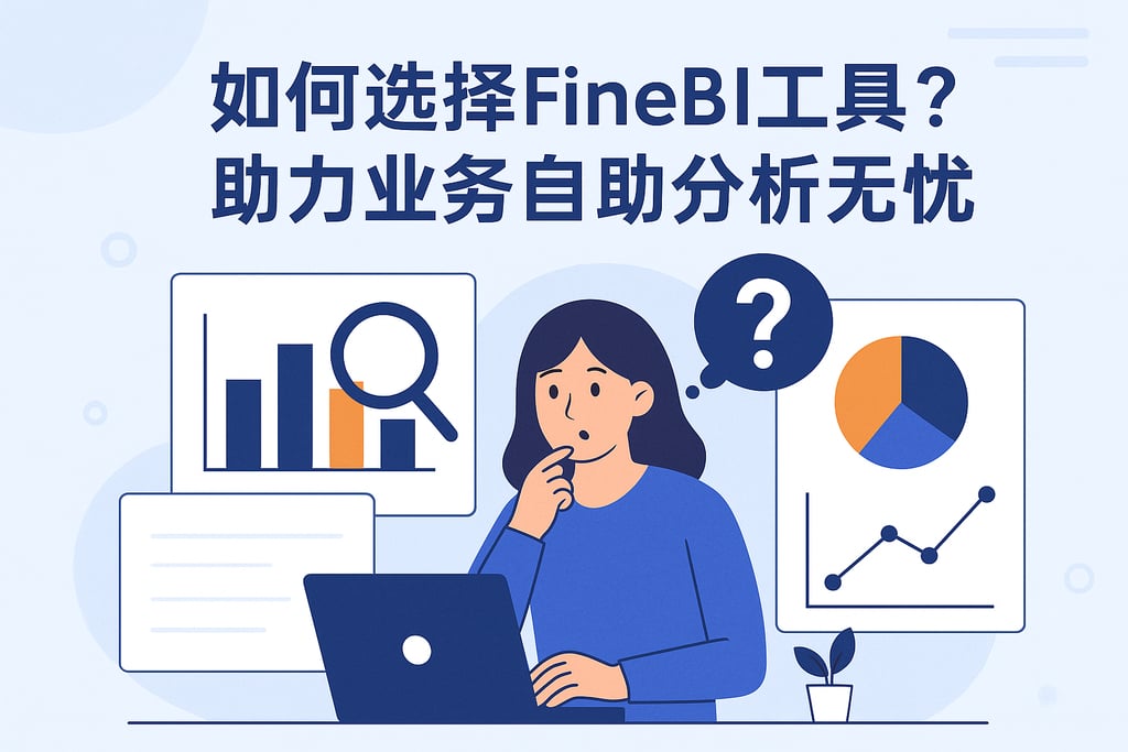 如何选择帆软BI工具？助力业务自助分析无忧