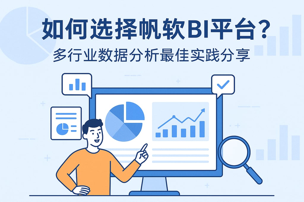 如何选择帆软BI平台？多行业数据分析最佳实践分享