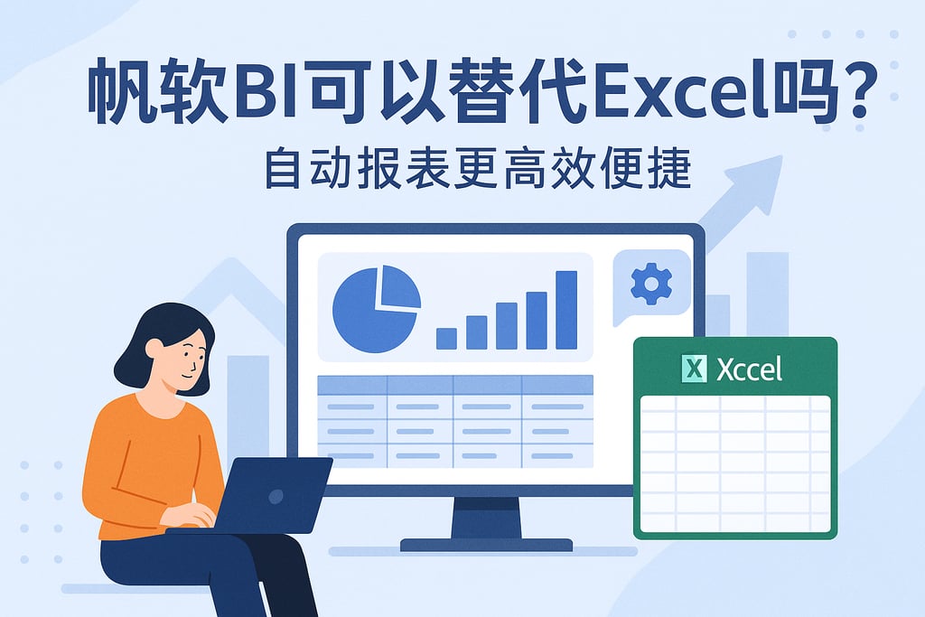 帆软BI可以替代Excel吗？自动报表更高效便捷
