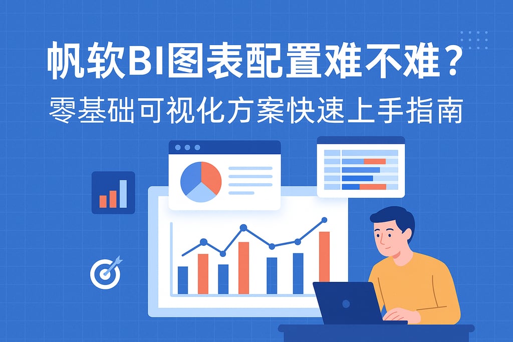 帆软BI图表配置难不难？零基础可视化方案快速上手指南