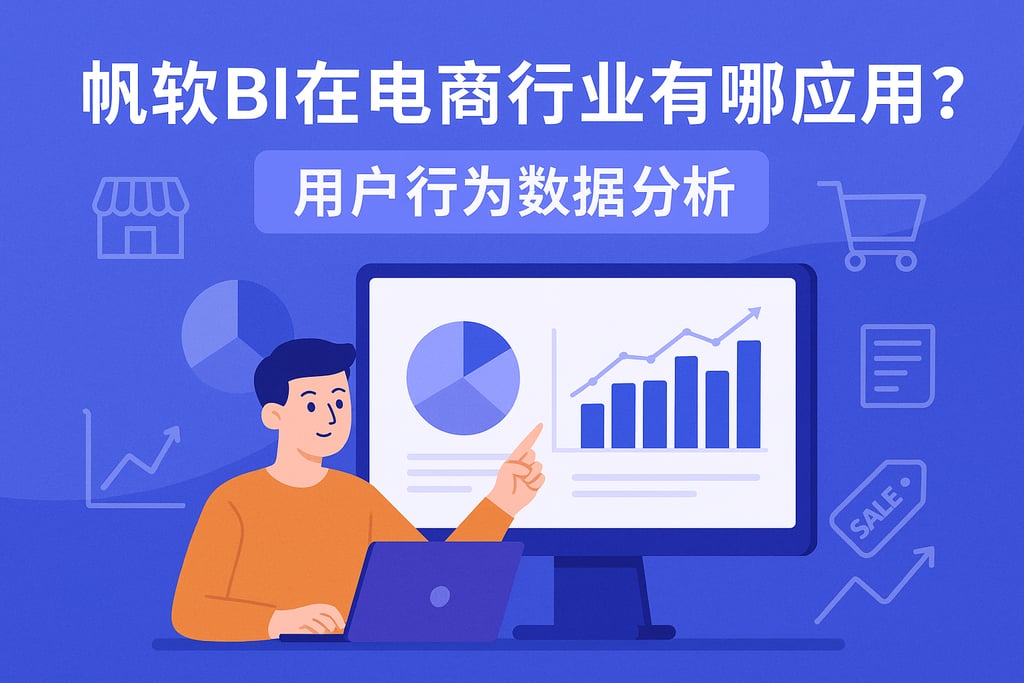 帆软BI在电商行业有哪些应用？用户行为数据分析