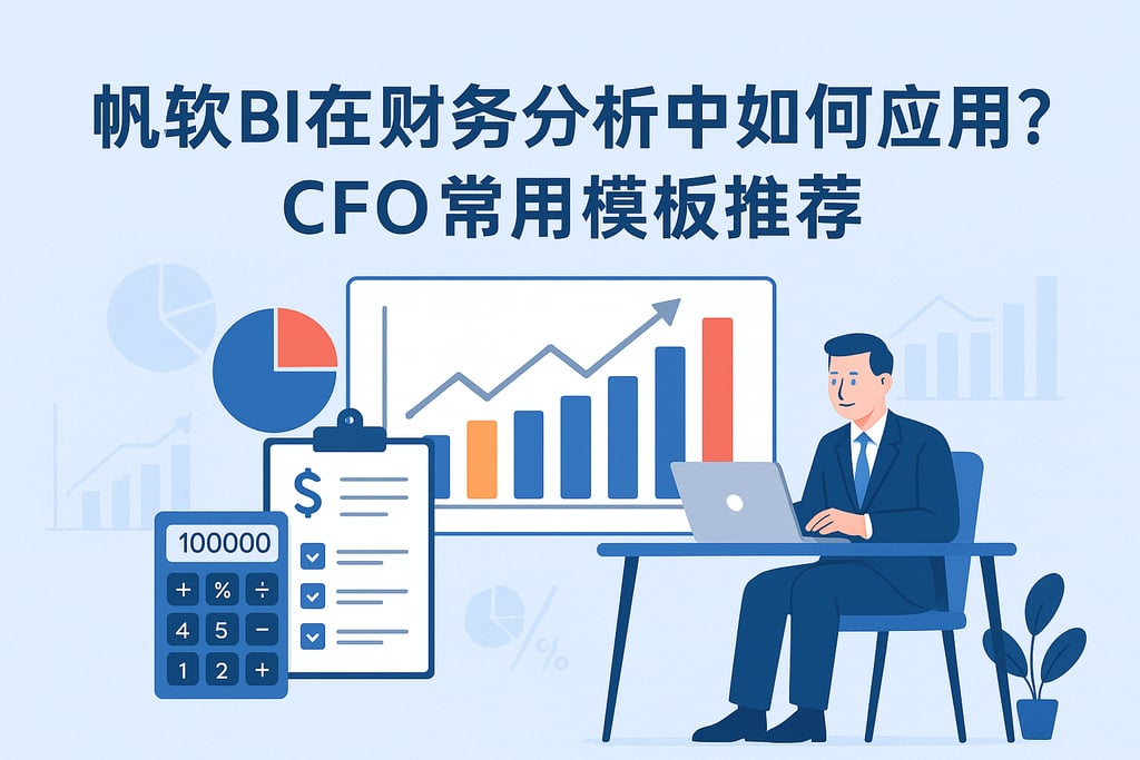 帆软BI在财务分析中如何应用？CFO常用模板推荐