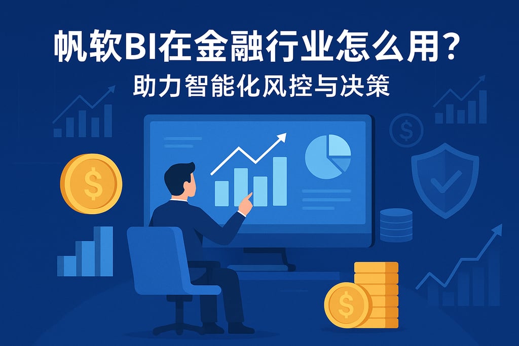 帆软BI在金融行业怎么用？助力智能化风控与决策