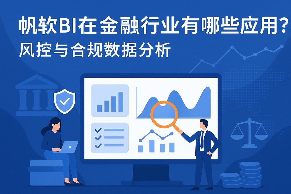 帆软BI在金融行业有哪些应用？风控与合规数据分析