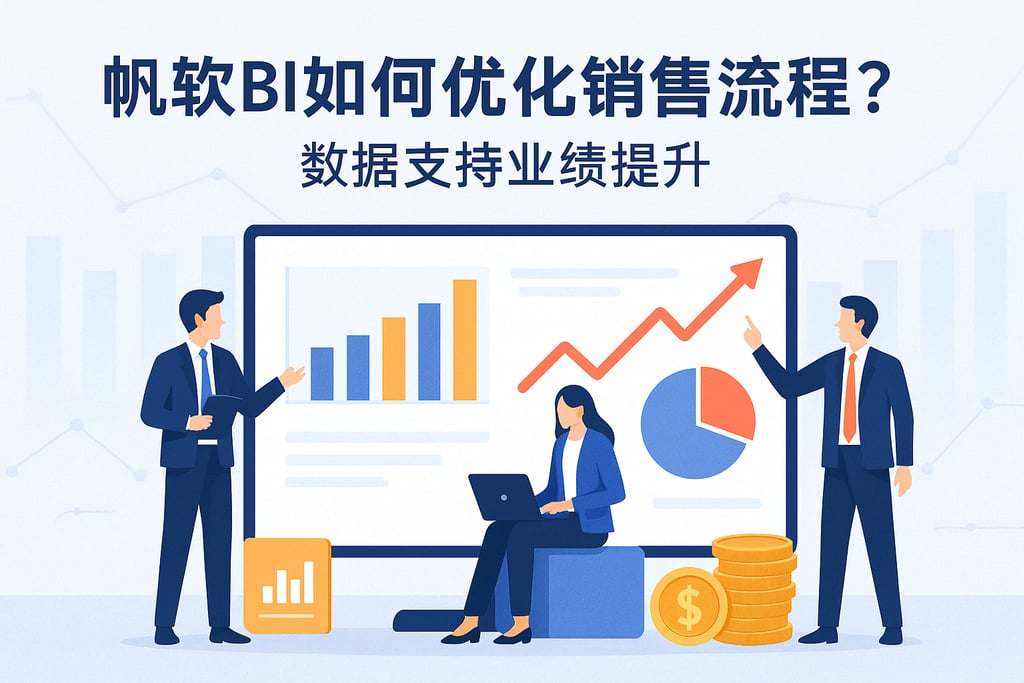 帆软BI如何优化销售流程？数据支持业绩提升