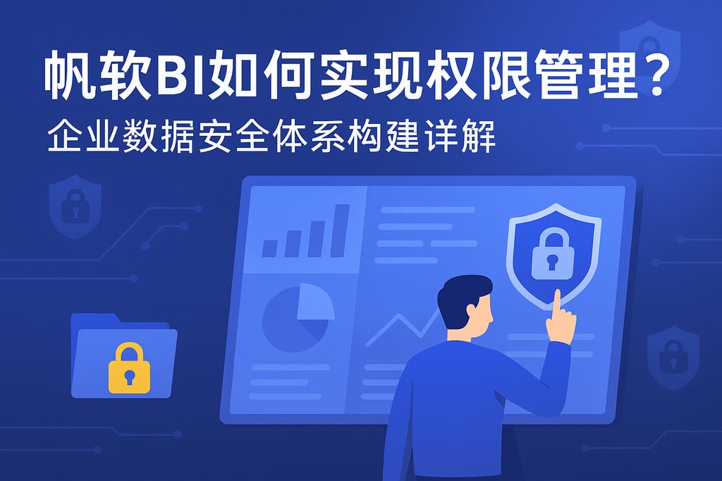 帆软BI如何实现权限管理？企业数据安全体系构建详解