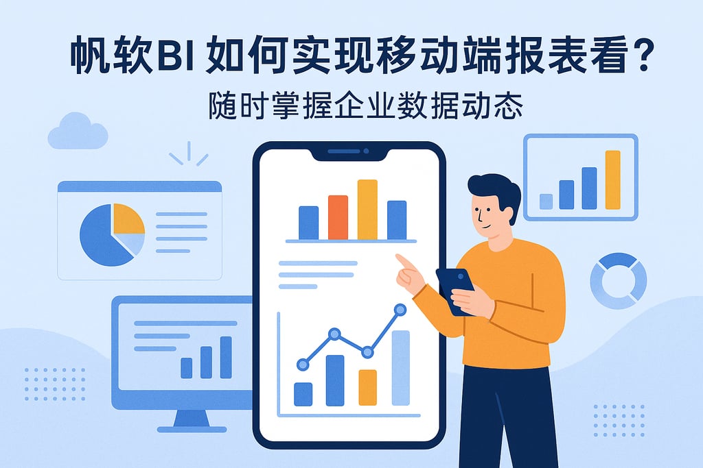 帆软BI如何实现移动端报表查看？随时掌握企业数据动态