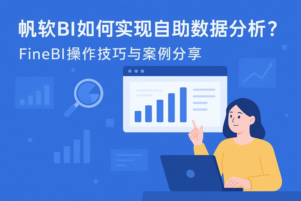 帆软BI如何实现自助数据分析？FineBI操作技巧与案例分享