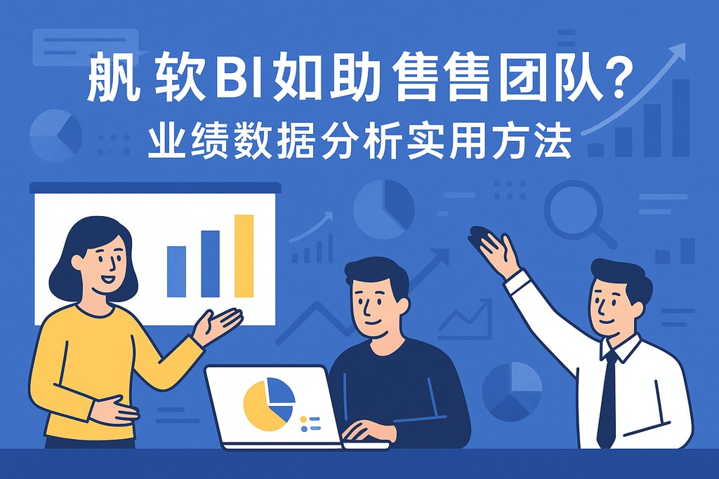 帆软BI如何帮助销售团队？业绩数据分析实用方法