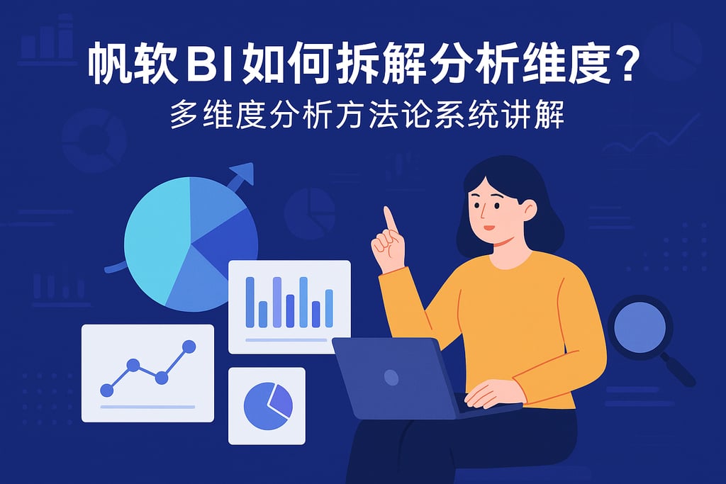 帆软BI如何拆解分析维度？多维度分析方法论系统讲解