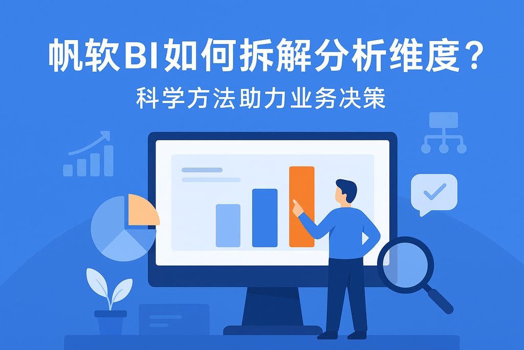 帆软BI如何拆解分析维度？科学方法助力业务决策