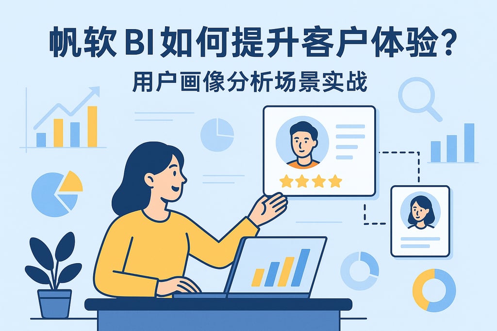 帆软BI如何提升客户体验？用户画像分析场景实战