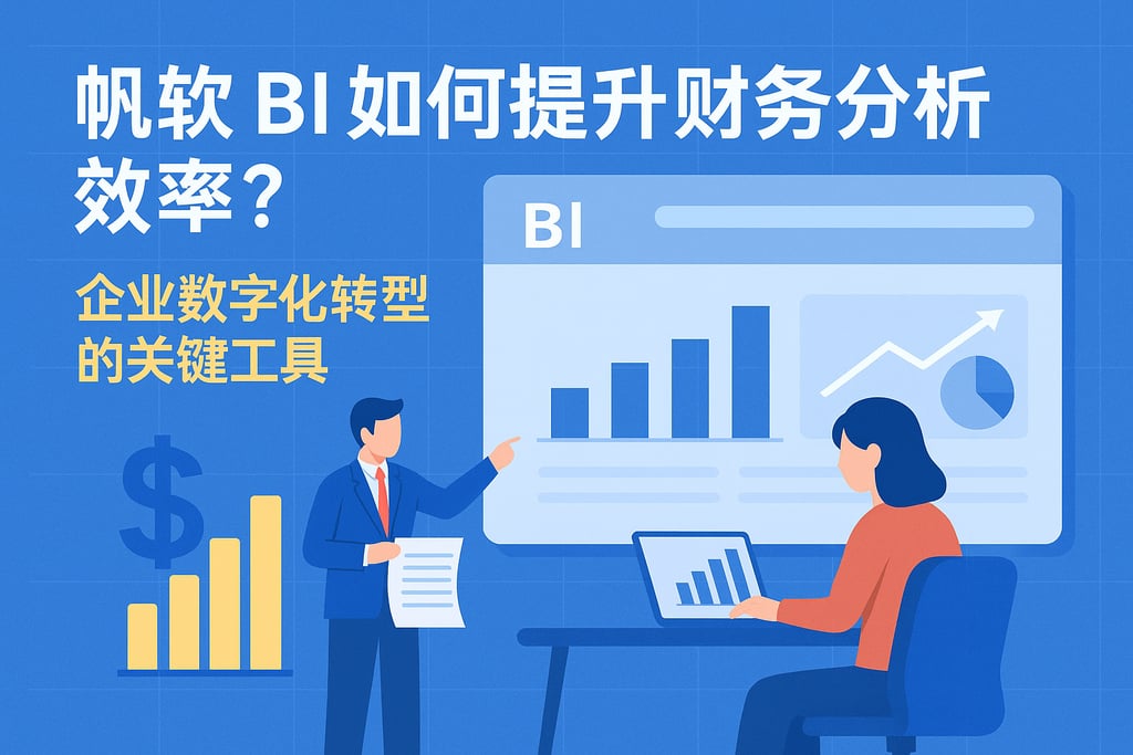 帆软BI如何提升财务分析效率？企业数字化转型的关键工具