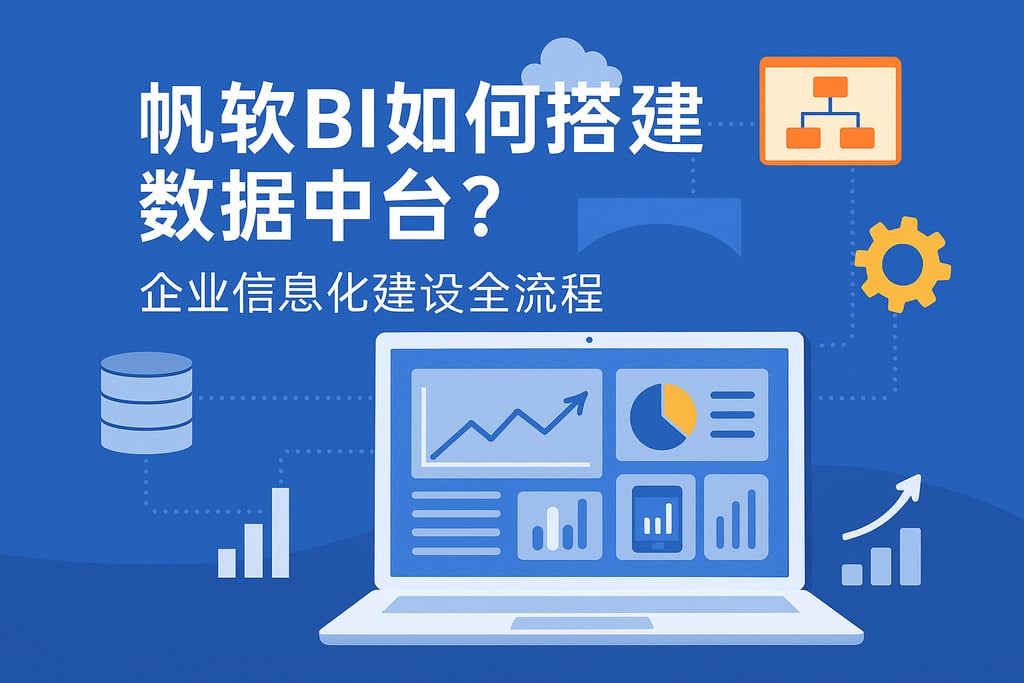 帆软BI如何搭建数据中台？企业信息化建设全流程
